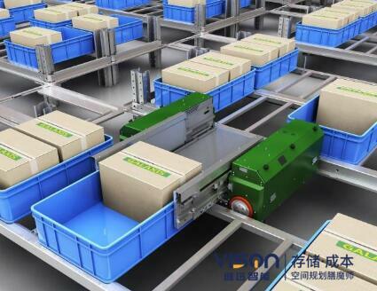 料箱式四向穿梭車 料箱式四向穿梭車